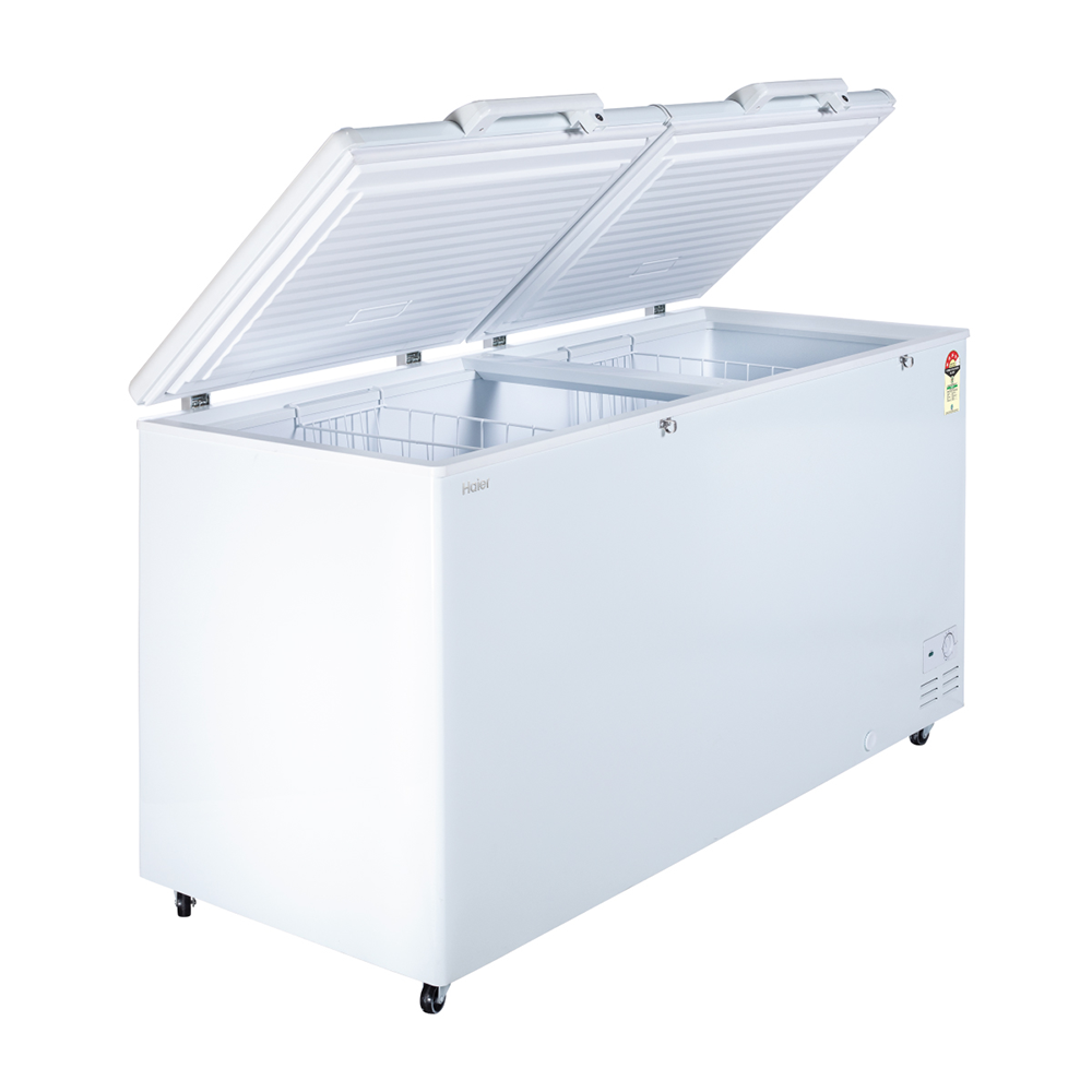 Haier 788 Ltr Double door- White Colour Convertible Hard top Freezer